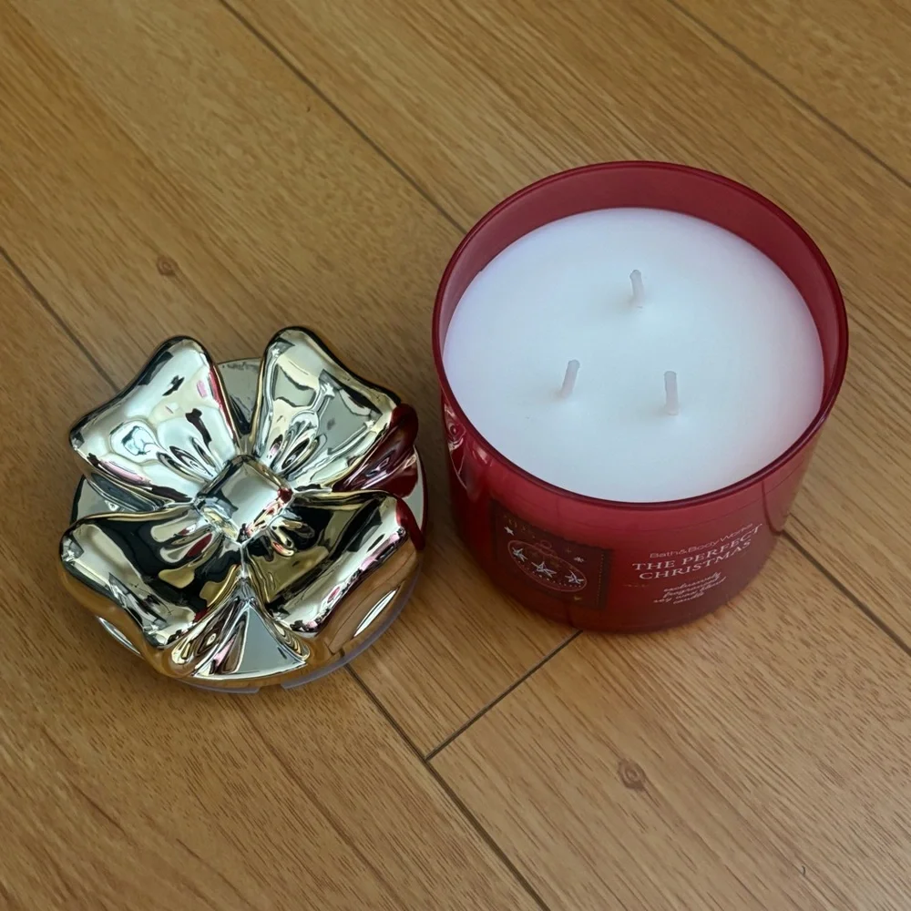 Bath & Body Works The Perfect Christmas 3 Wick Candle 2025 Edition